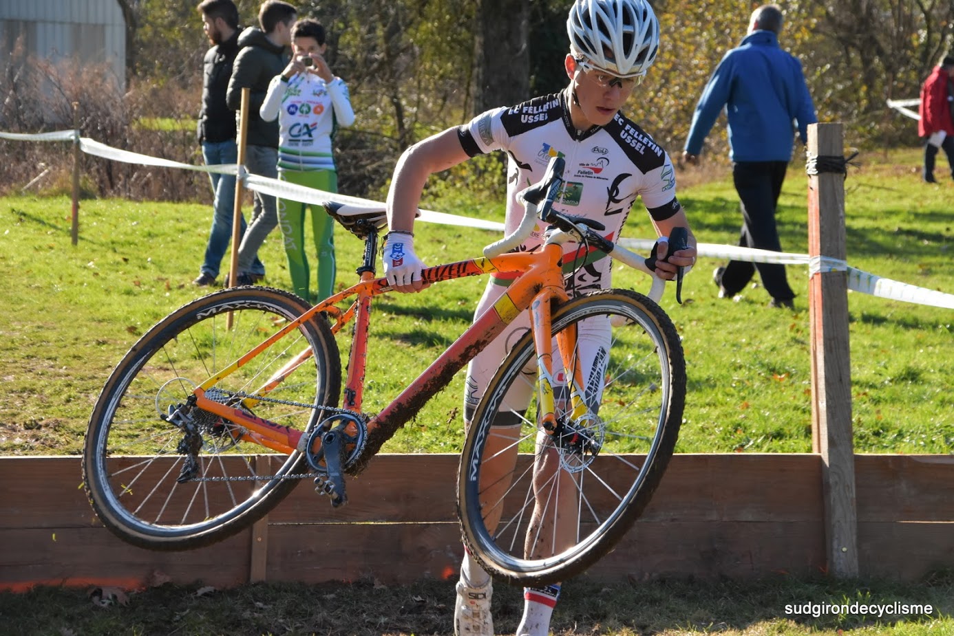 Championnat cadets juniors dames cyclo cross Limousin 2016 060